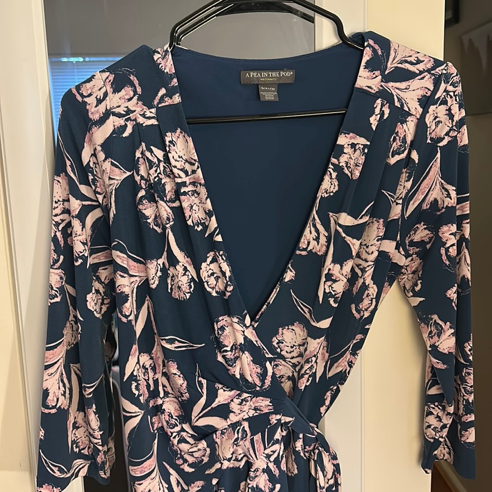 Pea in the Pod Floral Maternity dress